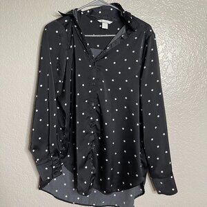 Black with white Polka Dots H&M